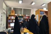 بازدید ۱۴ اردیبهشت  مدرسه شاهد رضوی از کتابخانه دانشکده